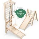 6in1-wooden-swedish-wall-climbing-ladder-for-children-swing-set-slide-board-961100