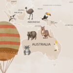 Animals world map for kids wallpaper design
; Shutterstock ID 1676456881; Usage Month: -